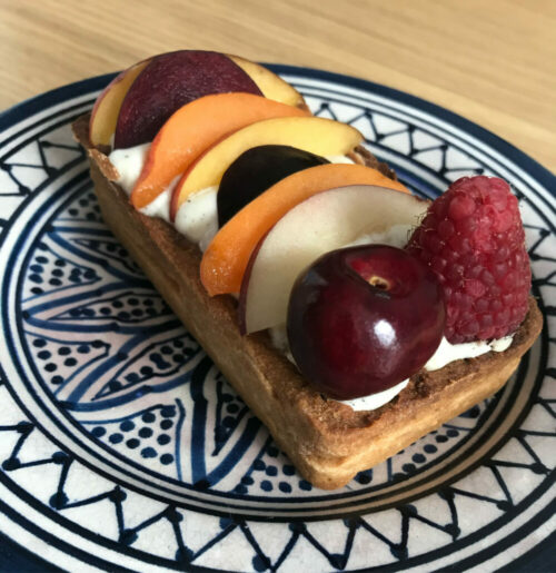 Tartelette chocolat blanc et fruits d'été